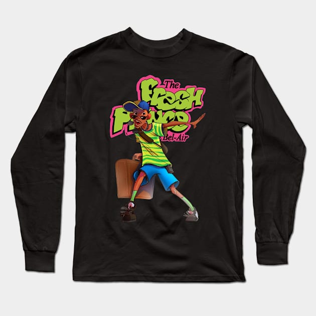 the fresh prince of bel air Long Sleeve T-Shirt by THEVARIO